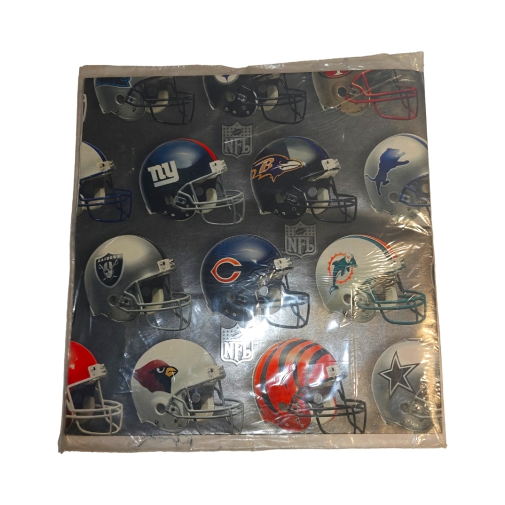 NFL Wrapping paper by Hallmark, vintage